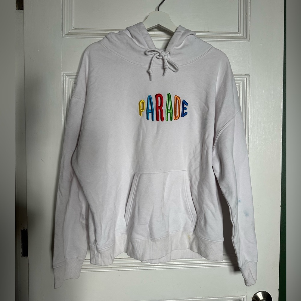 Parade White Hoodie Sweater